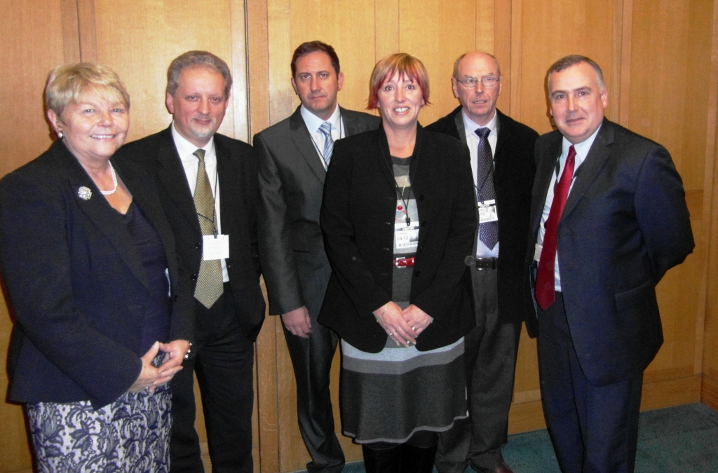 Cardigan Traders at Westminster with Baroness Randerson